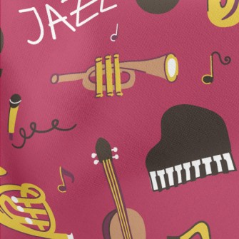 Jazz Music Instruments Stretch Ponte