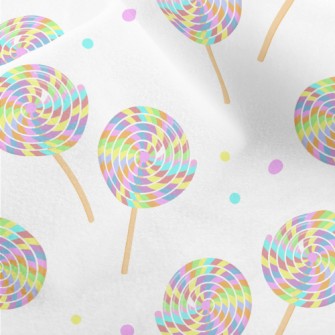 Colorful Lollipop Micro Fleece
