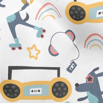 Street Skating Puppy Micro Fleece