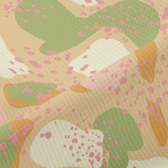 Irregular Color Blocks Piqué