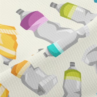 Colorful Watercolor Paints Piqué