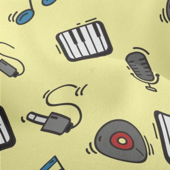 Note Piano Record Lightweight Performance Linen