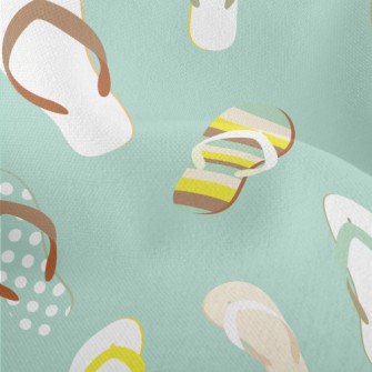 Assorted Beach Slippers Lightweight Performance Linen