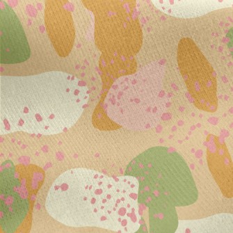 Irregular Color Blocks Jersey Backed Fleece