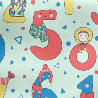 Playful Digital Personificatio Jersey Backed Fleece