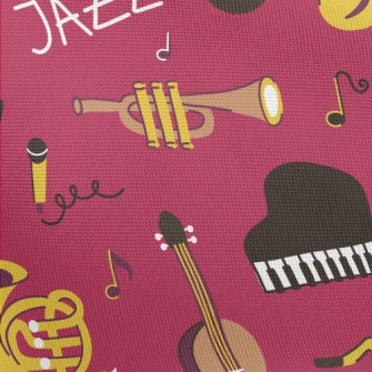 Jazz Music Instruments Pongee