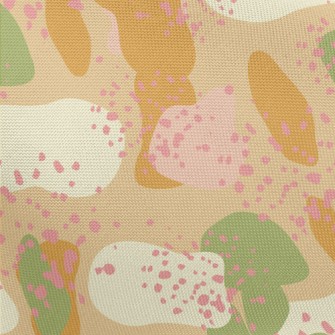 Irregular Color Blocks Pongee