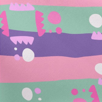 Stripe Zigzag Geometry Pongee