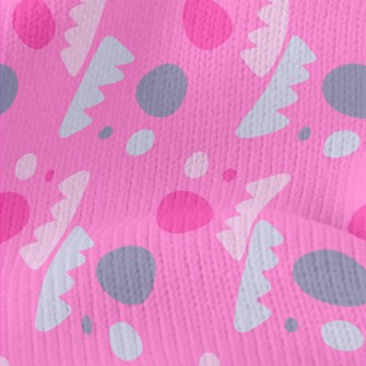 Sawtooth Circular Geometry Stretch Jersey