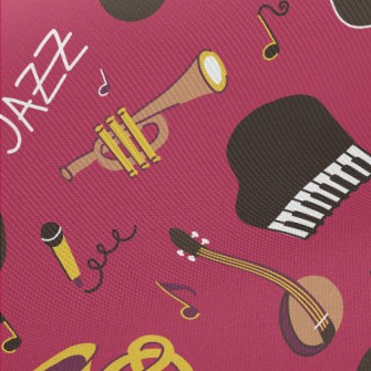 Jazz Music Instruments Midweight Cotton Poplin
