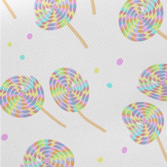 Colorful Lollipop Midweight Cotton Poplin