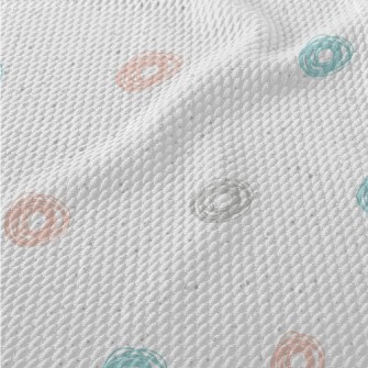 Messy Colored Dots Birdseye Piqué