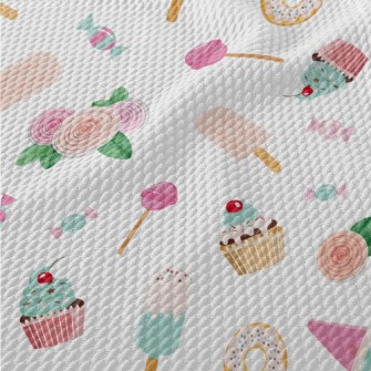 Popsicle Candy Cake Rose Birdseye Piqué