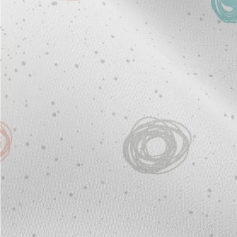 Messy Colored Dots Chiffon