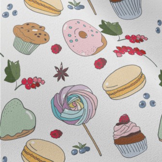 Sweets Desserts And Berries Chiffon