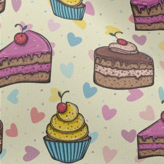 Cherry Different Flavor Cakes Chiffon