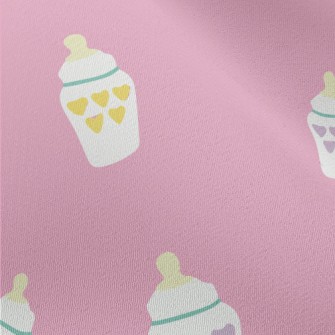 Heart Pattern Baby Bottle Chiffon