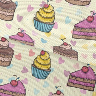 Cherry Different Flavor Cakes Waterproof Oxford