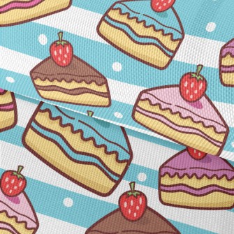 Various Colors Strawberry Cake Waterproof Oxford