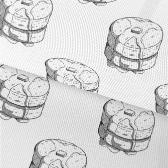 Simple Sketch Thick Muffin Waterproof Oxford