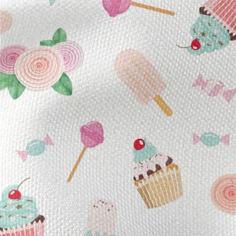 Popsicle Candy Cake Rose Waterproof Canvas