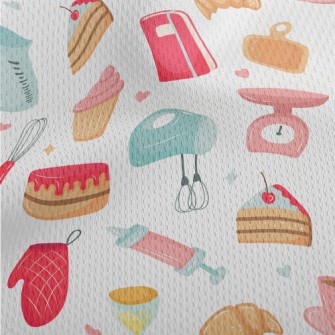 Baking Supplies And Cakes And  Athletic Mesh Flat Back