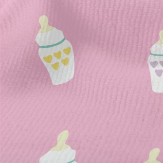 Heart Pattern Baby Bottle Terry