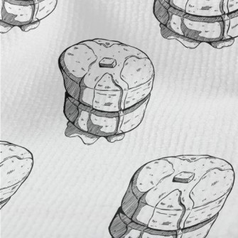 Simple Sketch Thick Muffin Terry
