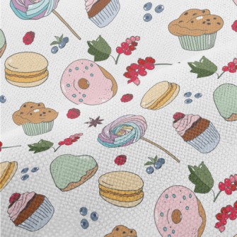 Sweets Desserts And Berries Performance Linen