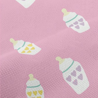 Heart Pattern Baby Bottle Performance Linen