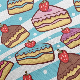 Various Colors Strawberry Cake Performance Linen