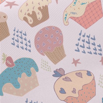 Graffiti Style Cupcakes Twill