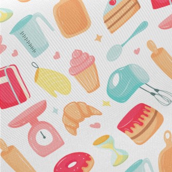 Baking Supplies And Cake Donut Twill