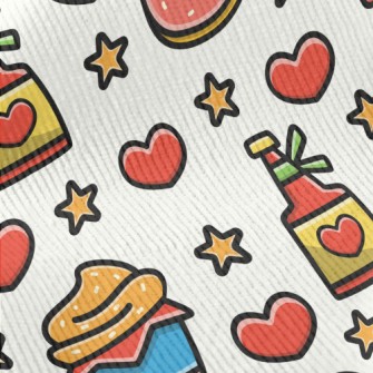 Cartoon Desserts And Cupcakes Standard Corduroy