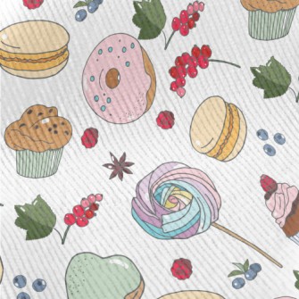 Sweets Desserts And Berries Standard Corduroy