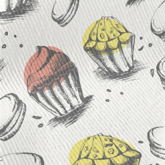 Hand Drawn Style Cupcakes Standard Corduroy