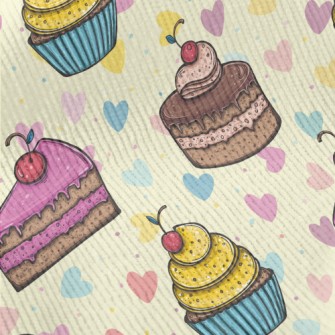 Cherry Different Flavor Cakes Standard Corduroy