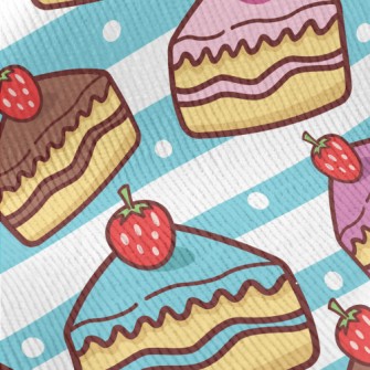 Various Colors Strawberry Cake Standard Corduroy