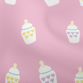 Heart Pattern Baby Bottle Dobby