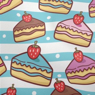 Various Colors Strawberry Cake Dobby