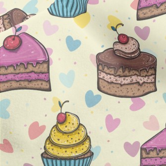 Cherry Different Flavor Cakes Micro Fleece