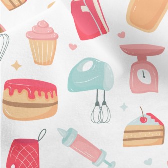 Baking Supplies And Cakes And  Micro Fleece