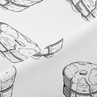 Simple Sketch Thick Muffin Piqué