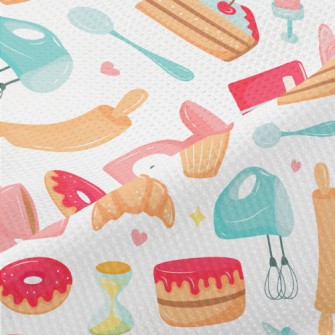 Baking Supplies And Cake Donut Piqué