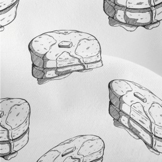 Simple Sketch Thick Muffin Lightweight Performance Linen