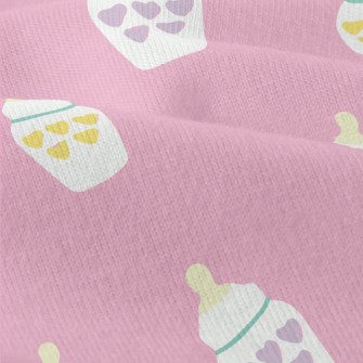 Heart Pattern Baby Bottle Modern Jersey