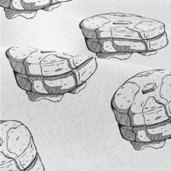 Simple Sketch Thick Muffin Modern Jersey