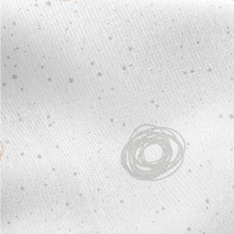 Messy Colored Dots Jersey Backed Fleece