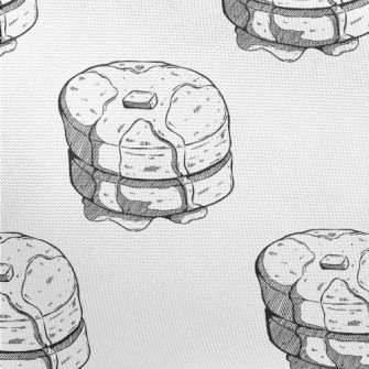 Simple Sketch Thick Muffin Pongee