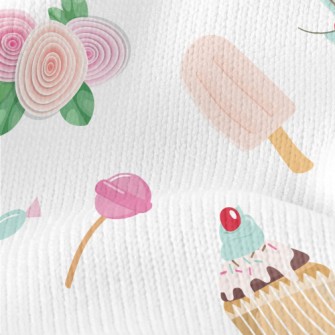 Popsicle Candy Cake Rose Stretch Jersey